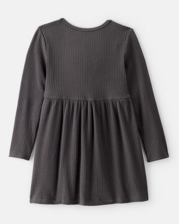 Toddler Girl Long-Sleeve Dress - Black, 