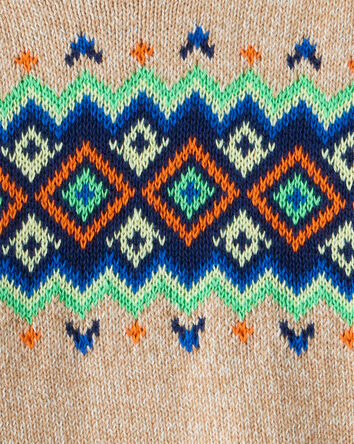 Baby Boy Sweater - Tan, 