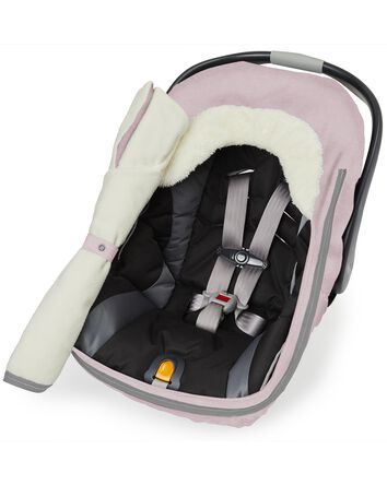 Stroll & Go Car Seat Cover - Pink Heather, 