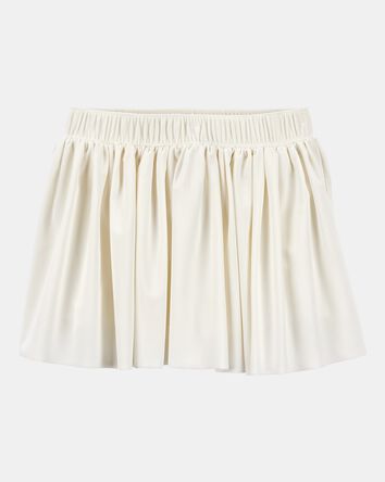 Kid Stretch Skort - White, 