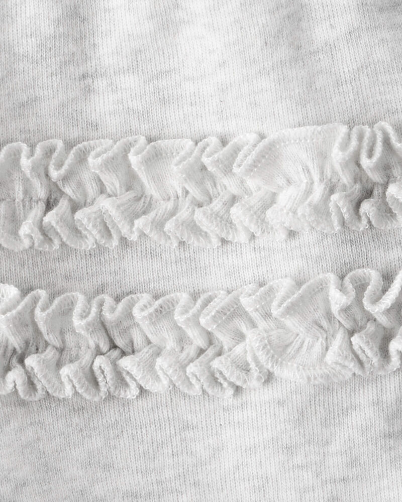 Baby 2-Pack Floral Pull-On Pants - Grey/Blue, image 4 of 6 slides