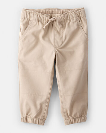 Baby Boy  Cotton Everyday Pull-On Jogger - Khaki, 