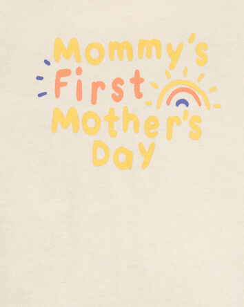 Baby Mother's Day Short-Sleeve Bodysuit - Ivory, 