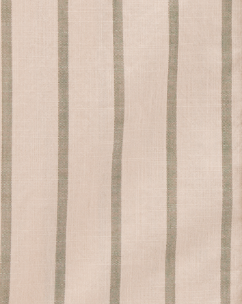 Baby Striped Button-Down Shirt - Khaki, 