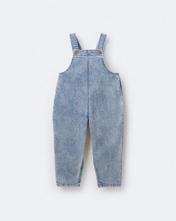 Toddler Avenue Wash Denim Overalls - Blue, 