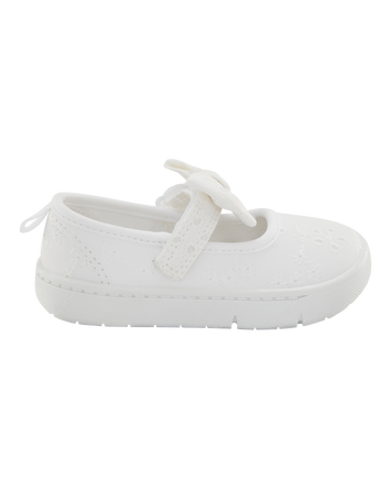 Baby  Every Step&reg; First Walker Eyelet Mary Jane Sneakers - White, 