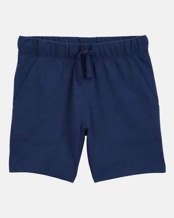 Boys Pull-On French Terry Shorts - Navy, 