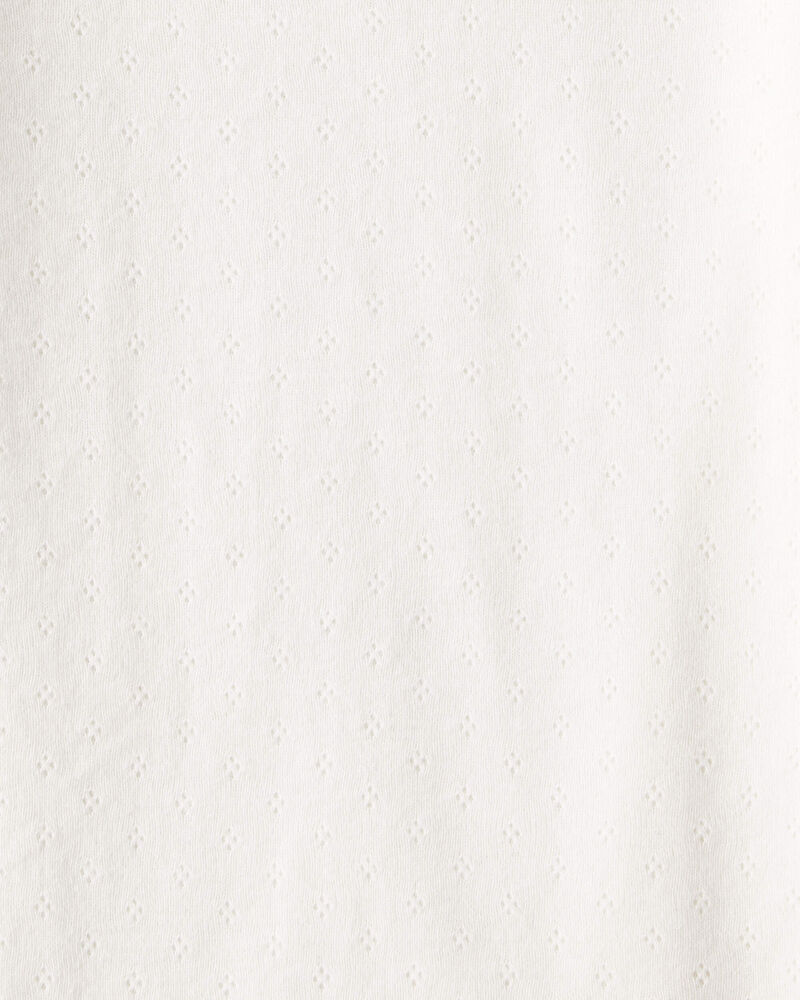 Toddler Girl 3-Pack Cotton Long-Sleeve Tops - Ivory, image 2 of 3 slides