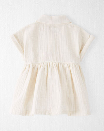 Baby Organic Cotton Gauze Dress, 