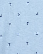 Kid 2-Piece Anchor Polo & Shorts Outfit Set, image 2 of 6 slides