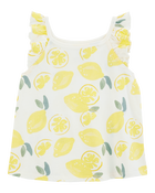 Toddler 2-Piece Lemon Tank & Bike Shorts Set - Yellow/White
, image 2 of 8 slides