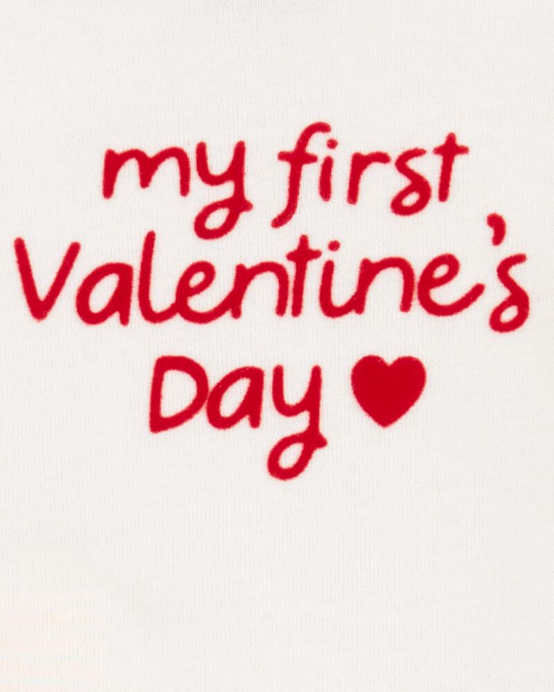 Baby 2-Piece My First Valentine's Day Bodysuit Pant Set, image 7 of 9 slides