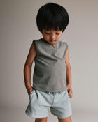 Toddler Boy Henley Tank - Grey, image 4 of 5 slides