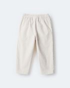 Toddler Boy Corduroy Pocket Pant - Cream, image 8 of 9 slides