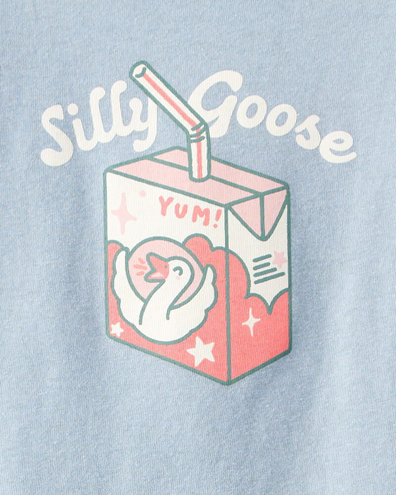 Toddler Girl Silly Goose Long-Sleeve Graphic Tee - Blue, image 2 of 3 slides