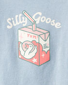 Toddler Girl Silly Goose Long-Sleeve Graphic Tee - Blue, image 2 of 3 slides
