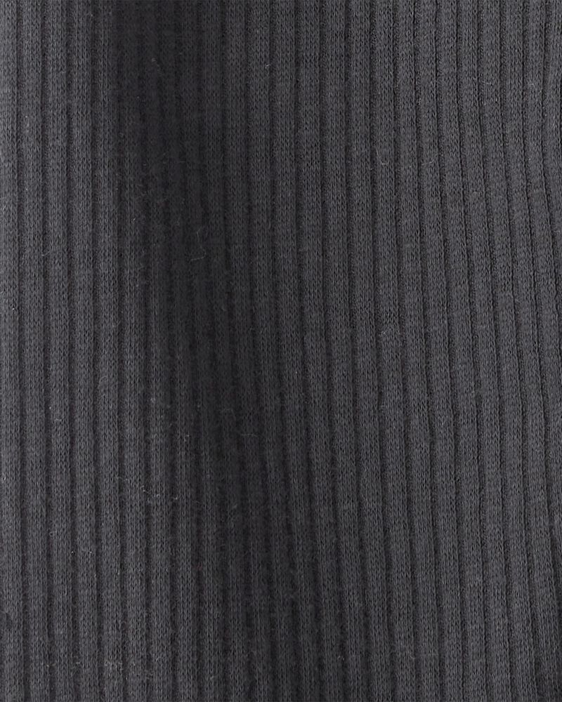 Baby Girl Pull-On Stretch Cozy Leggings - Black, image 3 of 4 slides