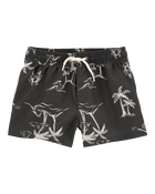 Toddler Boy Palm Tree Swim Trunks, image 1 of 4 slides