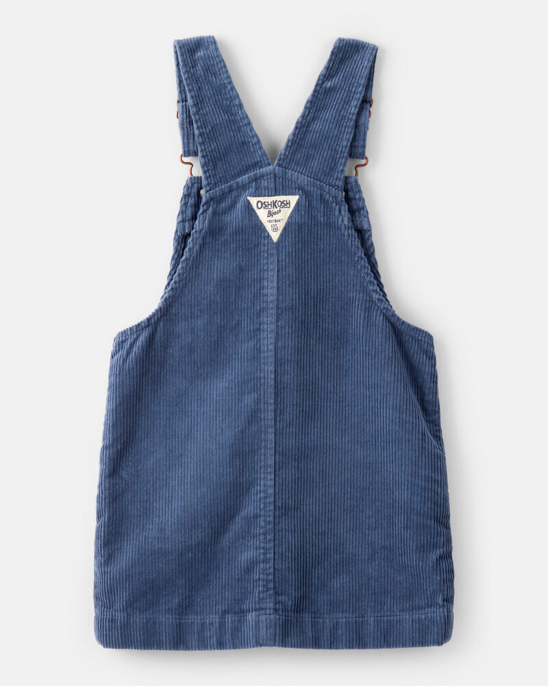 Toddler Girl Corduroy Skirtall - Blue, image 2 of 4 slides