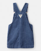 Toddler Girl Corduroy Skirtall - Blue, image 2 of 4 slides