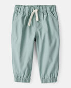 Baby Boy 2-Piece Plaid Cotton Long-Sleeve Tee & Pant Set - Brown/Green, image 2 of 6 slides