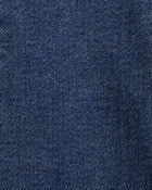 Toddler Girl 2-Piece Floral Top and Denim Pants Set, image 5 of 6 slides