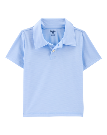 Toddler 3-Pack Active Uniform Polo Shirts in Moisture Wicking BeCool&trade; Fabric - Blue, 