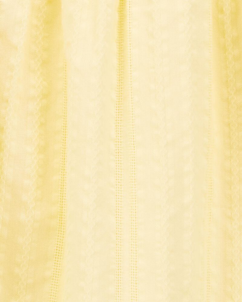 Baby Seersucker Tank Dress - Yellow, image 4 of 6 slides