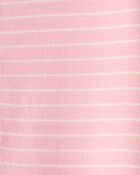 Baby Girl PurelySoft Long-Sleeve Jumpsuit - Pink, image 3 of 5 slides