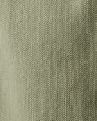 Toddler Boy  Tapered 100% Cotton Twill Pants - Green, image 5 of 6 slides