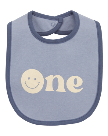Baby 1st Birthday Teething Bib, 