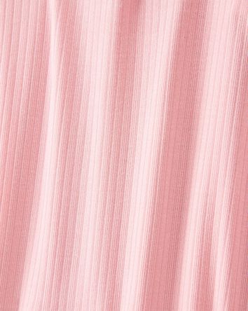 Baby Girl Solid PurelySoft Footie 1-Piece Pajamas - Pink, 