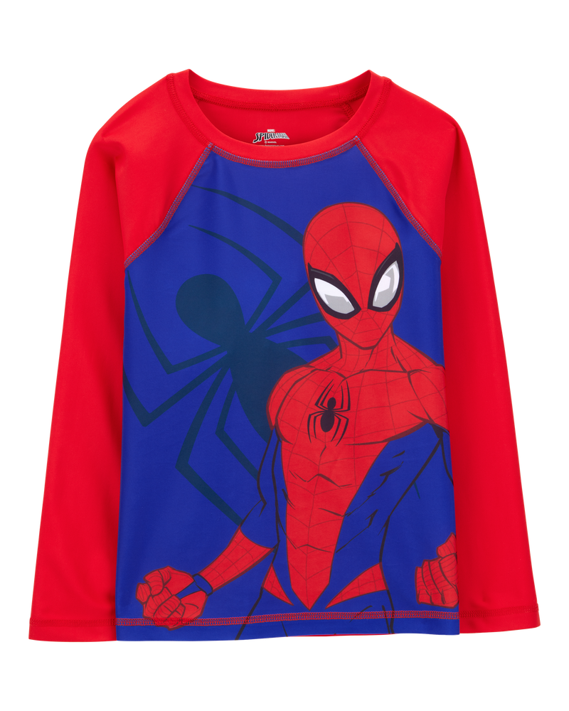 Kid 2-Piece Spider-Man Rashguard & Swim Trunk Set, image 2 of 6 slides