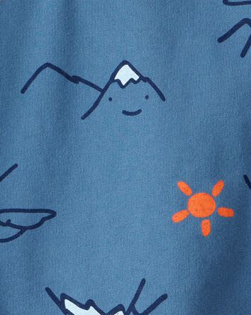 Toddler Boy 2-Piece Mountain Quarter-Zip & Jogger Set - Blue, 