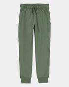 Boys 2-Pack Pull-On Drawstring Joggers - Grey/Green, image 5 of 7 slides