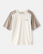 Boys 2-Piece Graphic Tee & Joggers Set - Ivory/Tan, image 2 of 6 slides