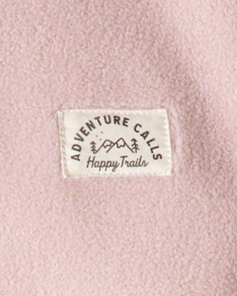 Toddler Girl 2-Piece Recycled Microfleece Set - Pink, image 3 of 3 slides