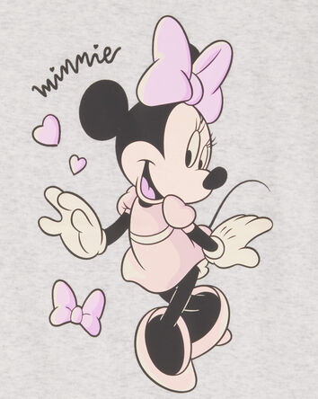 Kid Minnie Mouse Snug Fit Cotton 2-Piece Pajamas, 