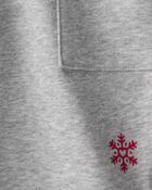 Toddler Girl DayDream Fleece Mock Neck Long-Sleeve Dress - Grey, image 5 of 6 slides