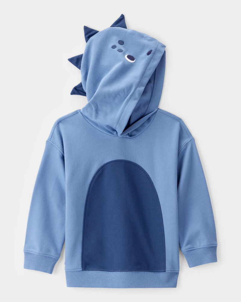 Toddler Boy Dinosaur Costume Hoodie - Blue, image 1 of 4 slides