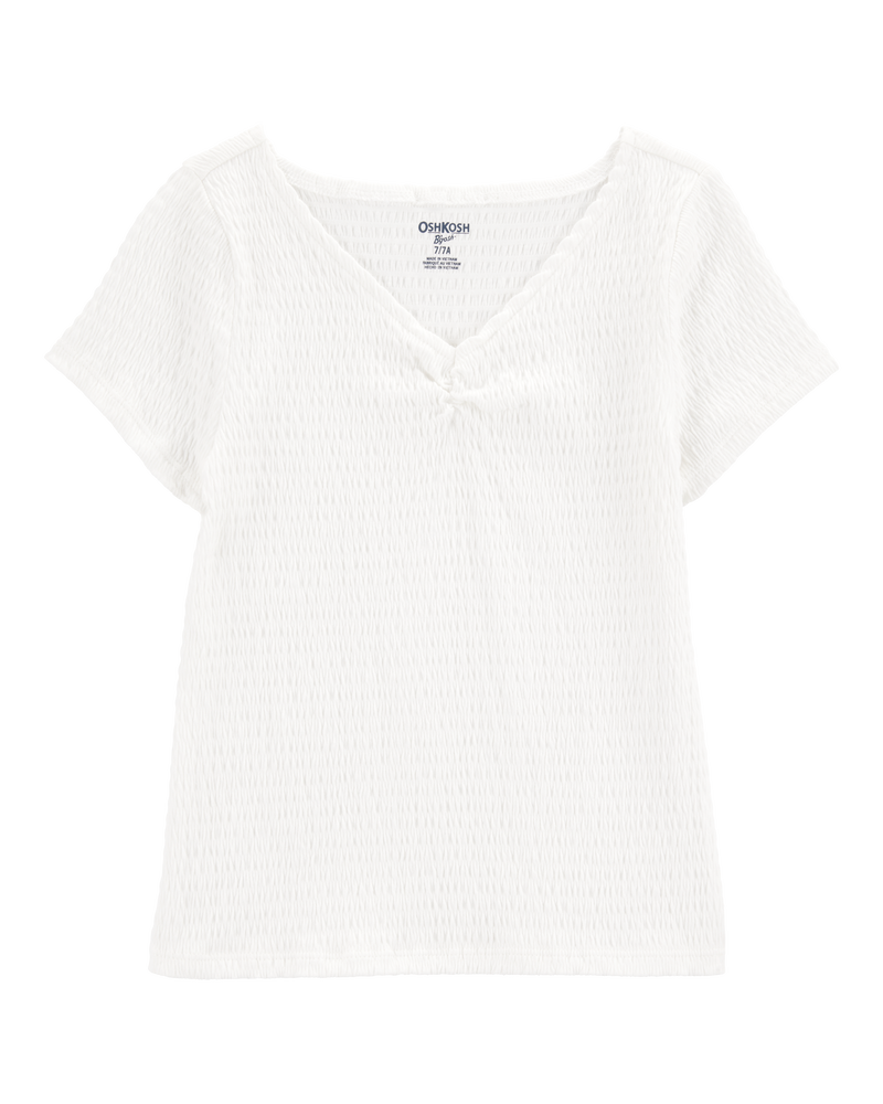 Kid 2-Piece Short-Sleeve Crinkle Top & Trek Short Set, image 2 of 7 slides