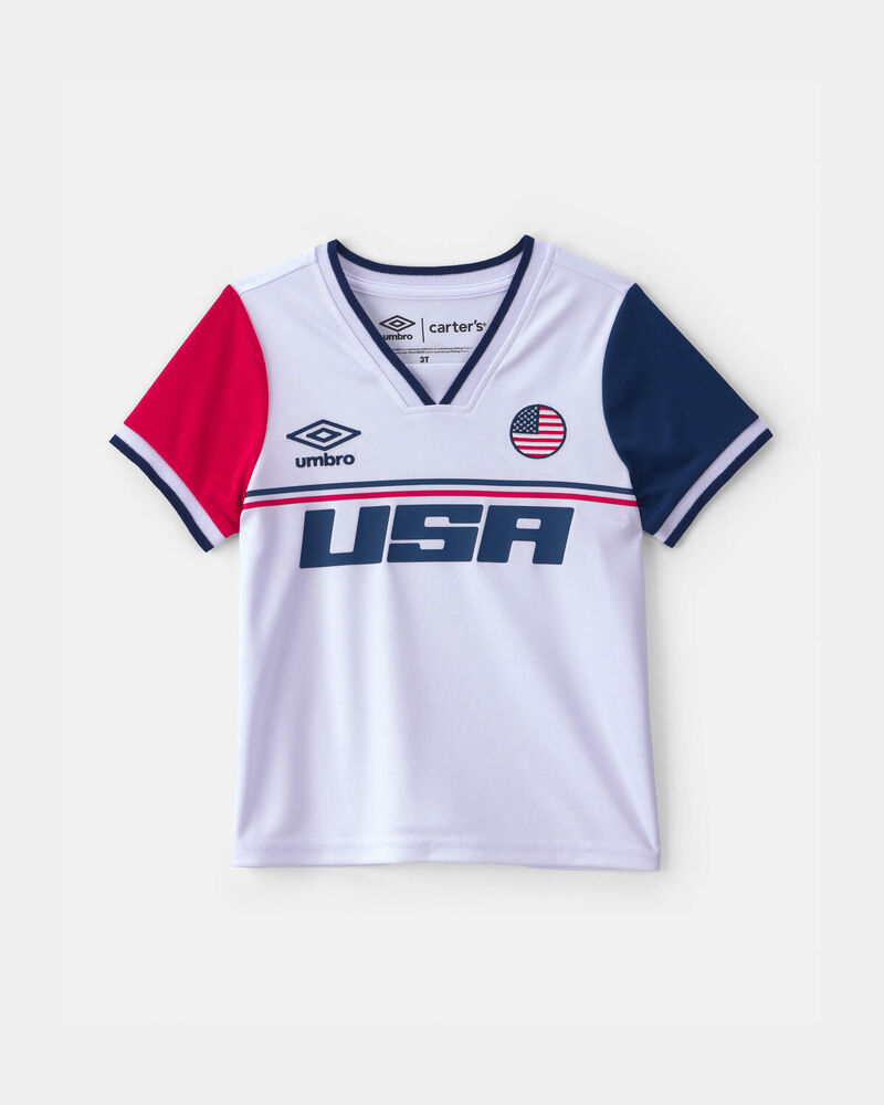 Toddler Umbro USA Soccer Jersey - Red/White/Blue, image 1 of 7 slides