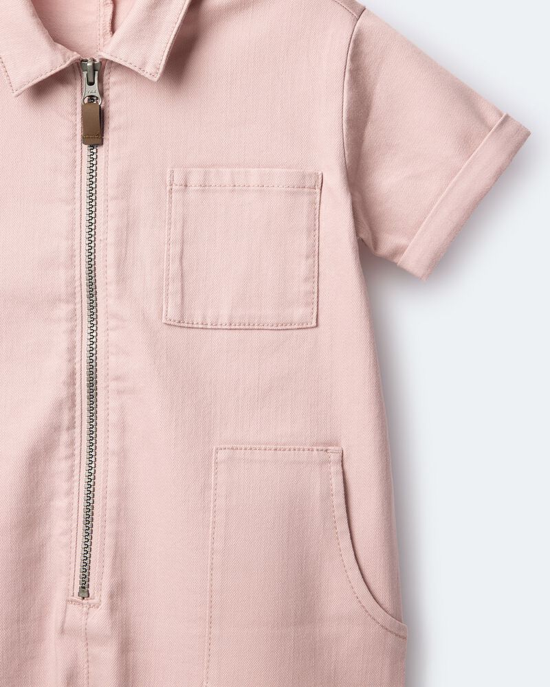 Toddler Girl Day Out&trade; Cropped Jumpsuit - Light Pink, image 7 of 7 slides