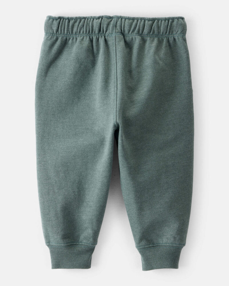 Baby Boy 2-Piece DayDream Fleece Long-Sleeve Sweatshirt & Joggers Set - Green, image 5 of 6 slides