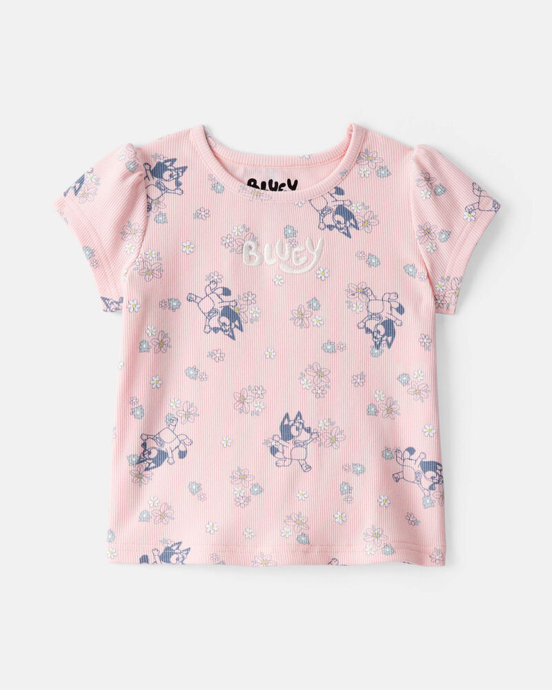 Baby Girl 2-Piece Bluey Tee & Joggers Set - Pink
, image 2 of 7 slides