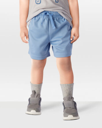 Toddler Boy Active Mesh Shorts - Blue, 