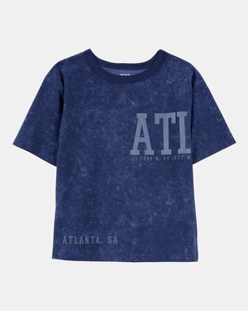 Boys ATL Graphic Tee - Blue, 