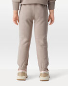 Toddler Girl 2-Piece Pullover Sweatshirt & Daydream Fleece Joggers Set - White/Brown, image 8 of 8 slides