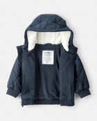 Baby Boy Long-Sleeve Midweight Jacket - Navy, image 2 of 4 slides