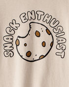 Toddler Boy Snack Enthusiast Long-Sleeve Graphic Tee - Tan, image 2 of 3 slides